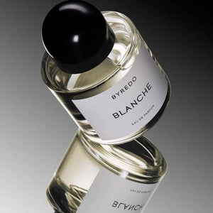 Byredo Blanche EDP kvepalų buteliukas – švarus aldehidų ir muskuso nišinis unisex aromatas, Aroma Tale