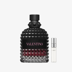 Valentino Born in Roma Intense EDP kvepalų mėginukas su atomaizeriu vyrams – vanilės ir gintaro intensyvus vakarinis aromatas, Aroma Tale