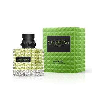Valentino Donna Born in Roma Green Stravaganza EDP kvepalu buteliukas ir pakuote – gaivus moteriskas aromatas