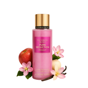 Victoria's Secret Pure Seduction Shimmer kūno dulksnos buteliukas 250 ml – žėrintis vaisinis aromatas moterims vakarui