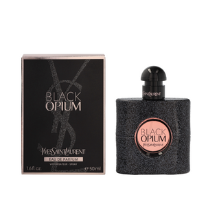 YSL Black Opium EDP kvepalų pakuotė ir buteliukas – saldus moteriškas vakarinis aromatas, Aroma Tale
