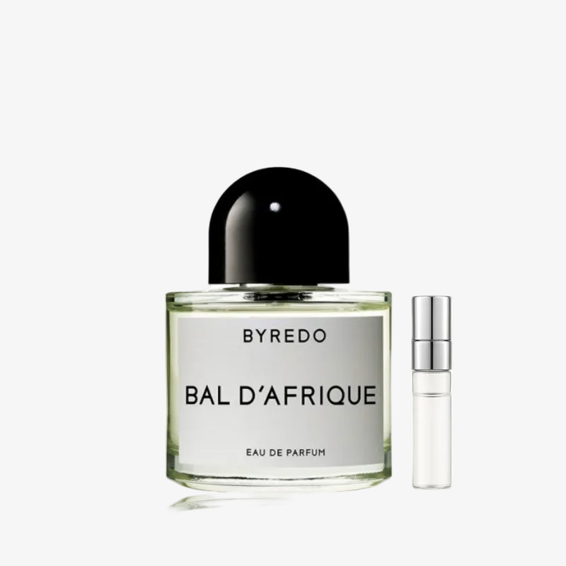 Byredo Bal d Afrique EDP kvepalu meginukas su atomaizeriu unisex su vetiverijos ir citrusu natomis – siltas nisinis aromatas