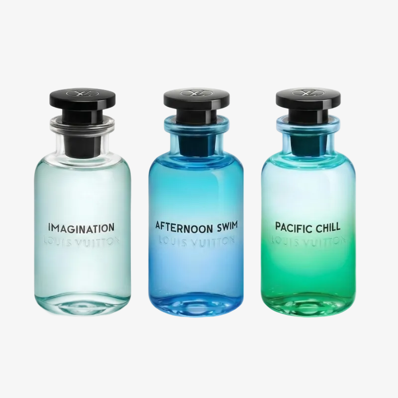 Louis Vuitton Discovery Set 3 × 3 ml – Imagination, Pacific Chill, Afternoon Swim kvepalų mėginukų rinkinys