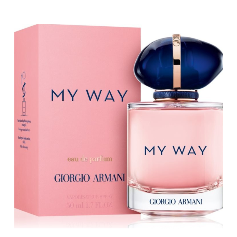 Armani My Way kvepalų pakuotė ir buteliukas – Aromatale