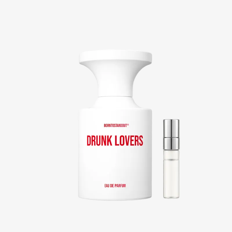 BORNTOSTANDOUT Drunk Lovers EDP kvepalų mėginukas su atomaizeriu 3ml 5ml 10ml – šiltas prieskoninis gundantis nišinis unisex aromatas, Aroma Tale