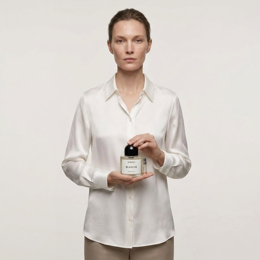 Byredo Blanche EDP kvepalų mėginukas – švarus aldehidų ir muskuso aromatas, Aroma Tale
