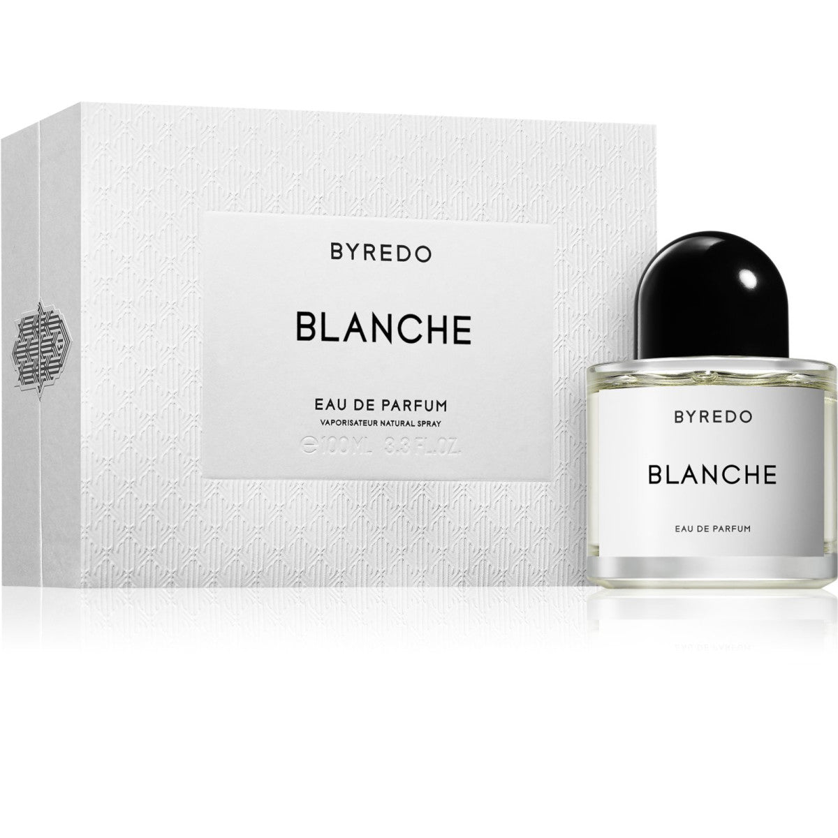 Byredo Blanche EDP produkto nuotrauka – unisex nišiniai kvepalai su švariomis aldehidų ir muskuso natomis
