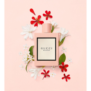 Gucci Bloom EDP kvepalų buteliukas – tuberozės, jazminų ir baltų gėlių aromatas moterims, Aroma Tale