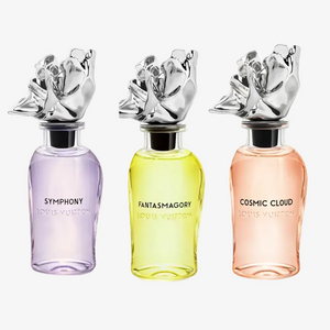 Louis Vuitton Extraits Discovery Set 3×3 ml – Symphony, Fantasmagory, Cosmic Cloud kvepalų mėginukų rinkinys, Aroma Tale