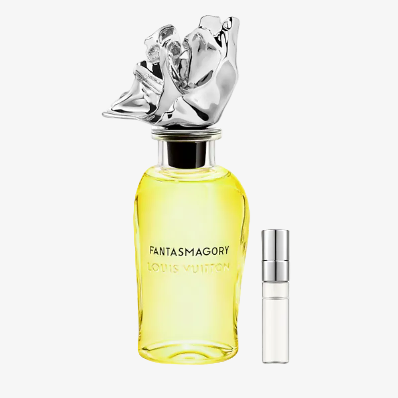 Louis Vuitton Fantasmagory Extrait de Parfum kvepalų mėginukas su atomaizeriu – vanilės ir migdolų aromatas, Aroma Tale