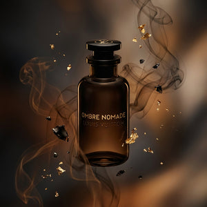 Louis Vuitton Ombre Nomade EDP kvepalų buteliukas ir mėginukas – prabangus unisex aromatas, Aroma Tale