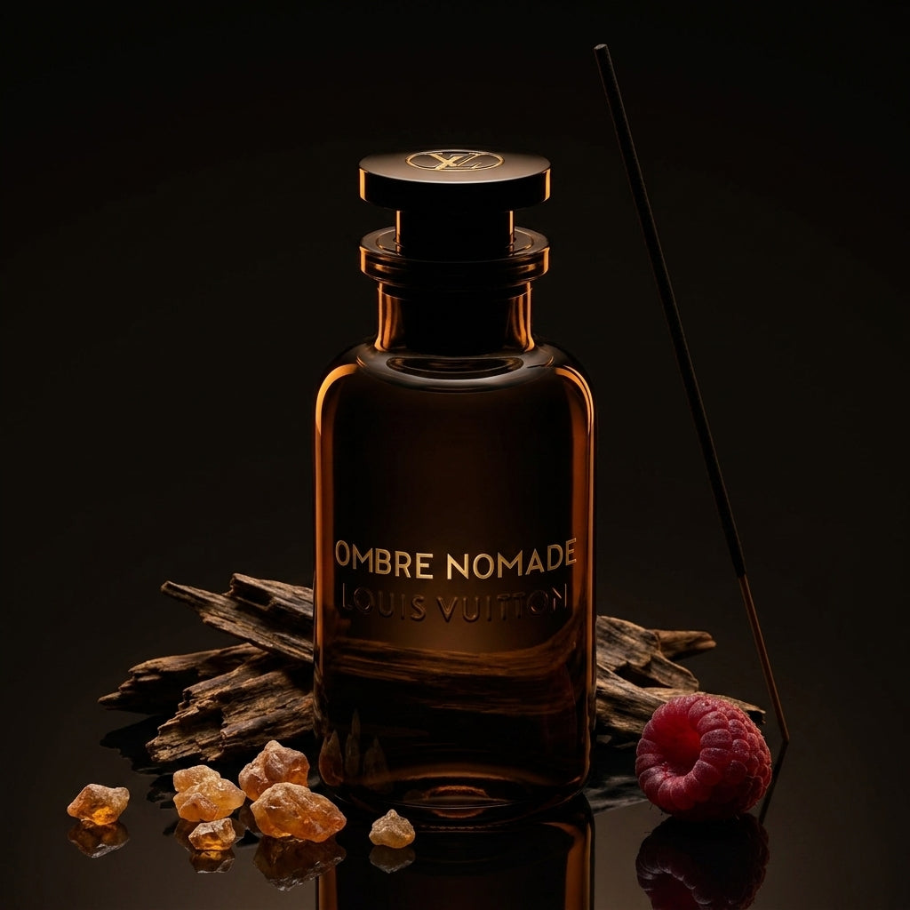 Louis Vuitton Ombre Nomade EDP kvepalų mėginukas – oud ir rožių prabangus aromatas, Aroma Tale